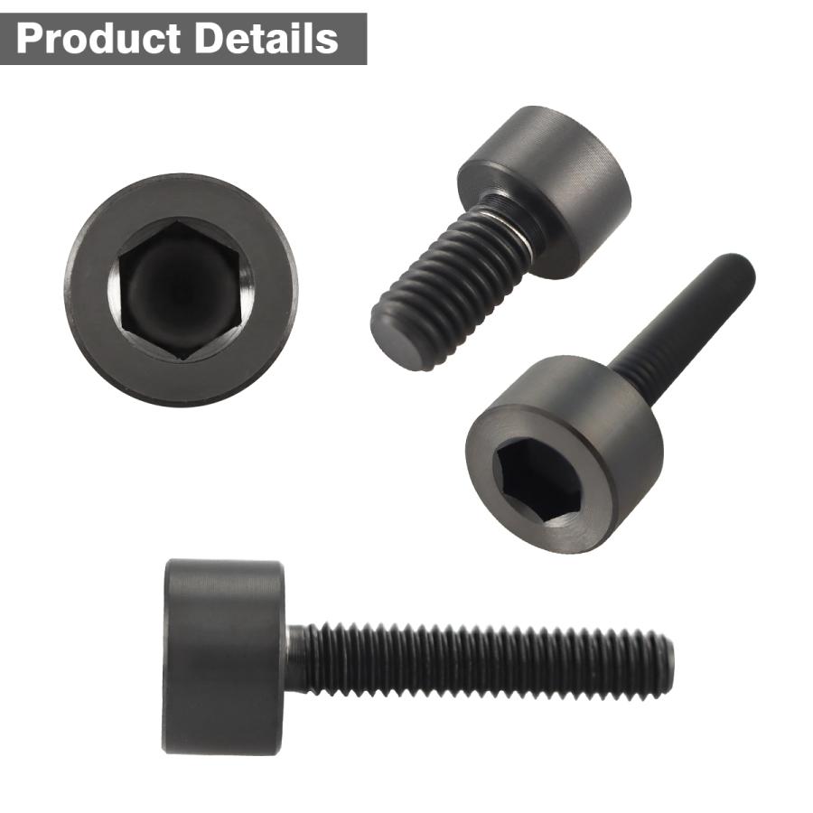 ホンダ タンクキャップ チタンボルト バイク 7穴用 ブラック 7本