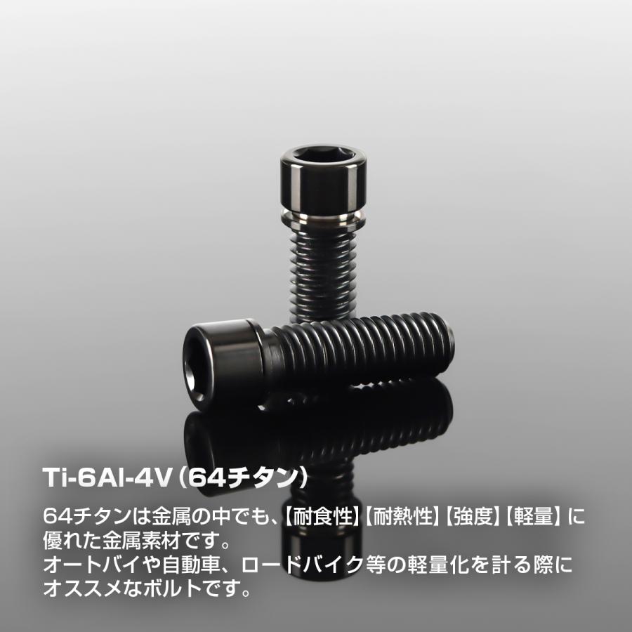 TECHーMASTER（テックマスター） チタンボルト M8×25mm P1.25