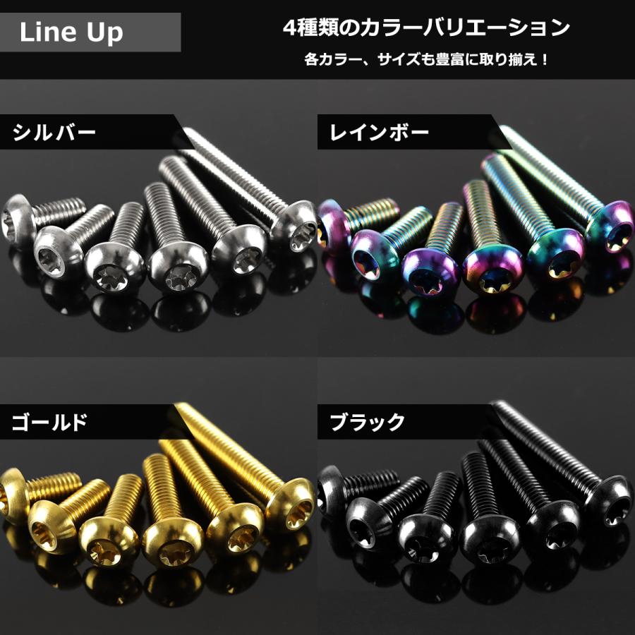 チタンボルト M5×12mm P0.8 トラスヘッド トルクス穴付き ブラック 1個 JA466 | TECHーMASTER | 03