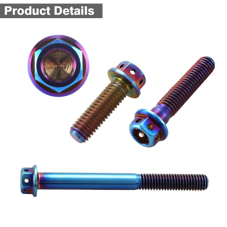 TECHーMASTER（テックマスター） チタンボルト M6×10mm P1.0 六角