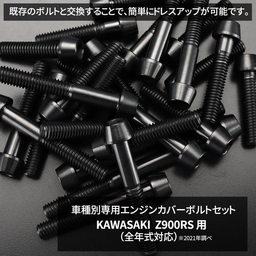 カワサキ Z900RS エンジンカバー クランクケース ボルト 27本