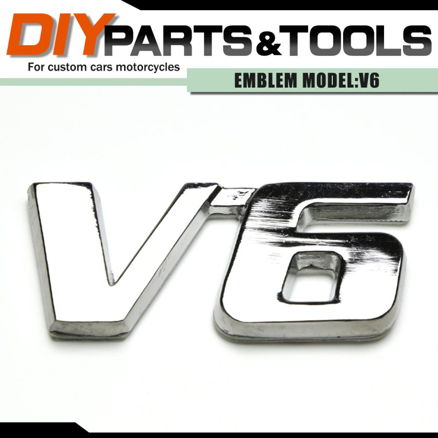 クローム エンブレム Model V6 トヨタ車向け 両面テープ付き 1個 Mz047 Mz047 Tmstore 通販 Yahoo ショッピング