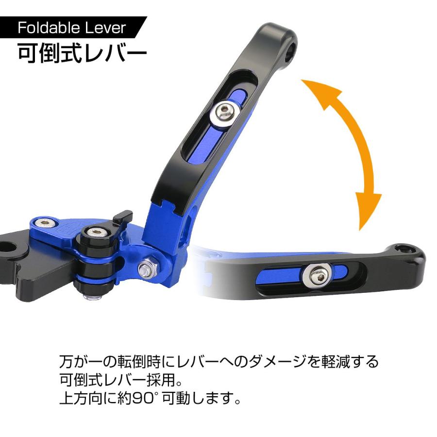カワサキ Z900RS レバー セット 可倒式 角度調整 長さ調整 機能 カワサキ Z900RS レバー セット 可倒式 角度調整 長さ調整 機能