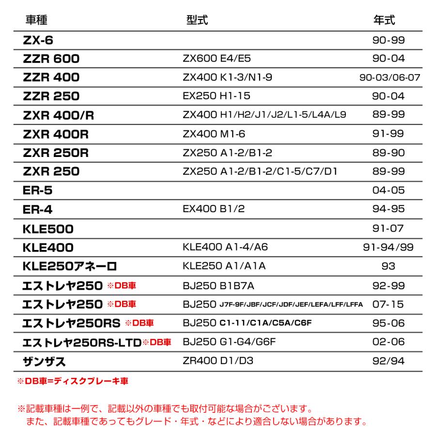 ZRX400 ゼファー400  ブレーキ クラッチ レバー セット バリオス エストレヤ250 ゼファーχ ゼファー750 W800｜tmst｜18