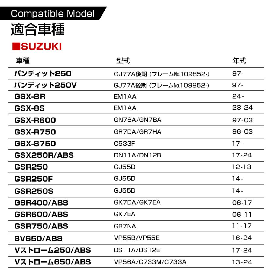TECHーMASTER（テックマスター） GSX-8R ('24-'26) GSX-8S ('23-'26