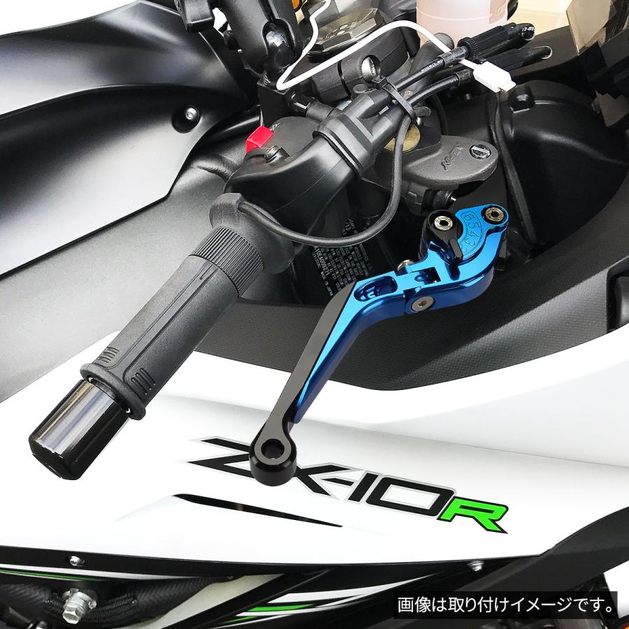 Z1000 ZX-10R ブレーキ クラッチ レバー セット カワサキ Z750 ニンジャ1000 可倒＆角度＆伸縮 調整機能付き SZ236｜tmst｜08