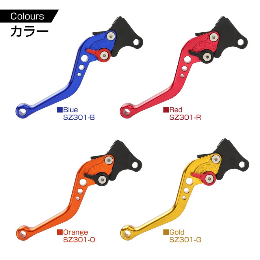 シグナス X SR カスタム ブレーキ レバー 左右セット ヤマハ シグナス 1型 2型 3型 ビーウィズ125 GTR など SZ301｜tmst｜15