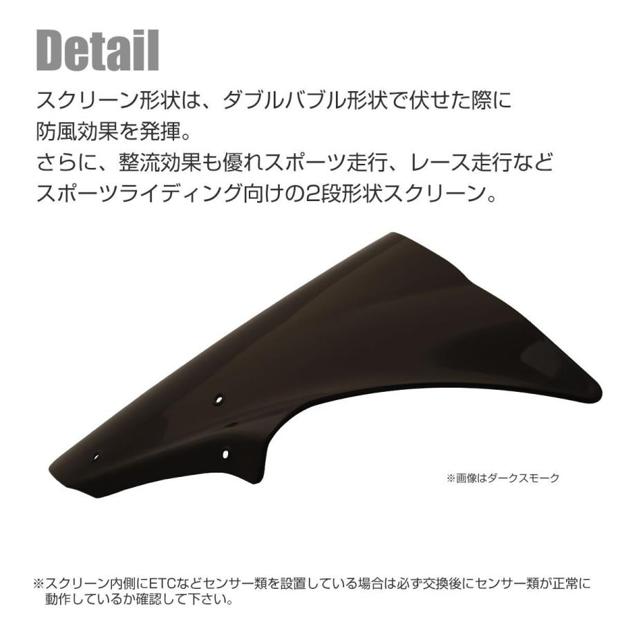 カワサキ ZX-10R ダブルバブル スクリーン ウインド シールド カワサキ ZX-10R ダブルバブル スクリーン ウインド シールド