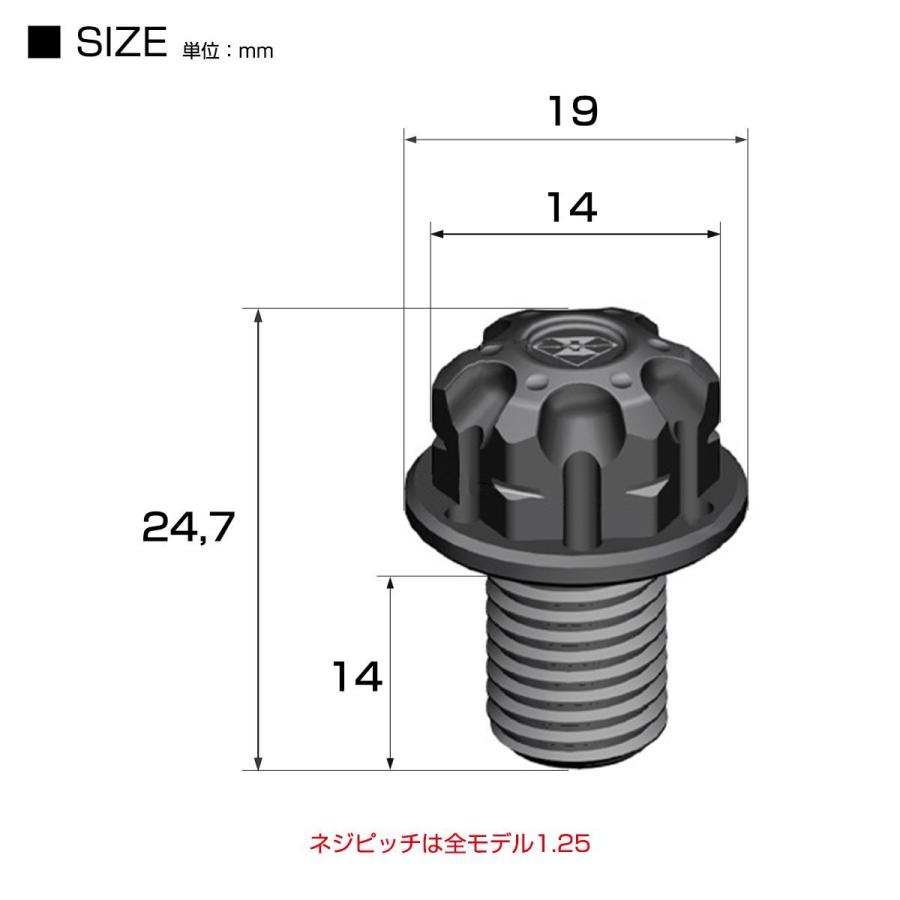 ミラーホール カバー キャップ M8 M10 正ネジ 逆ネジ P1.25 7075 ミラーホール カバー キャップ M8 M10 正ネジ 逆ネジ P1.25 7075