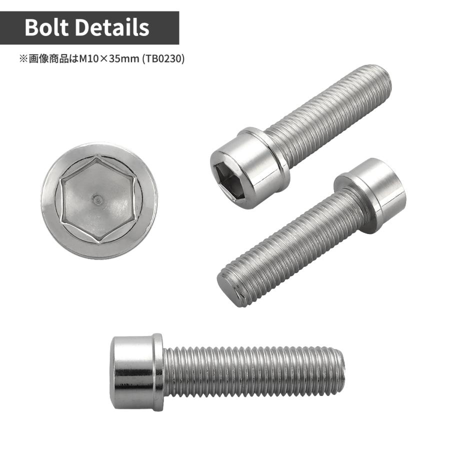 TECHーMASTER（テックマスター） ステンレスボルト M10×20mm P1.25