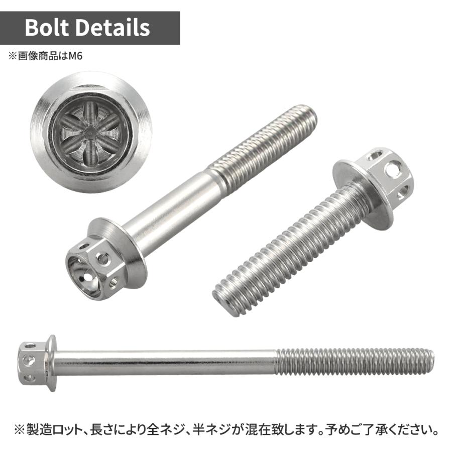 ステンレスボルト M10×30mm P1.25 六角ボルト フラワーヘッド キャップボルト シルバーカラー TB0465 | TECHーMASTER | 01