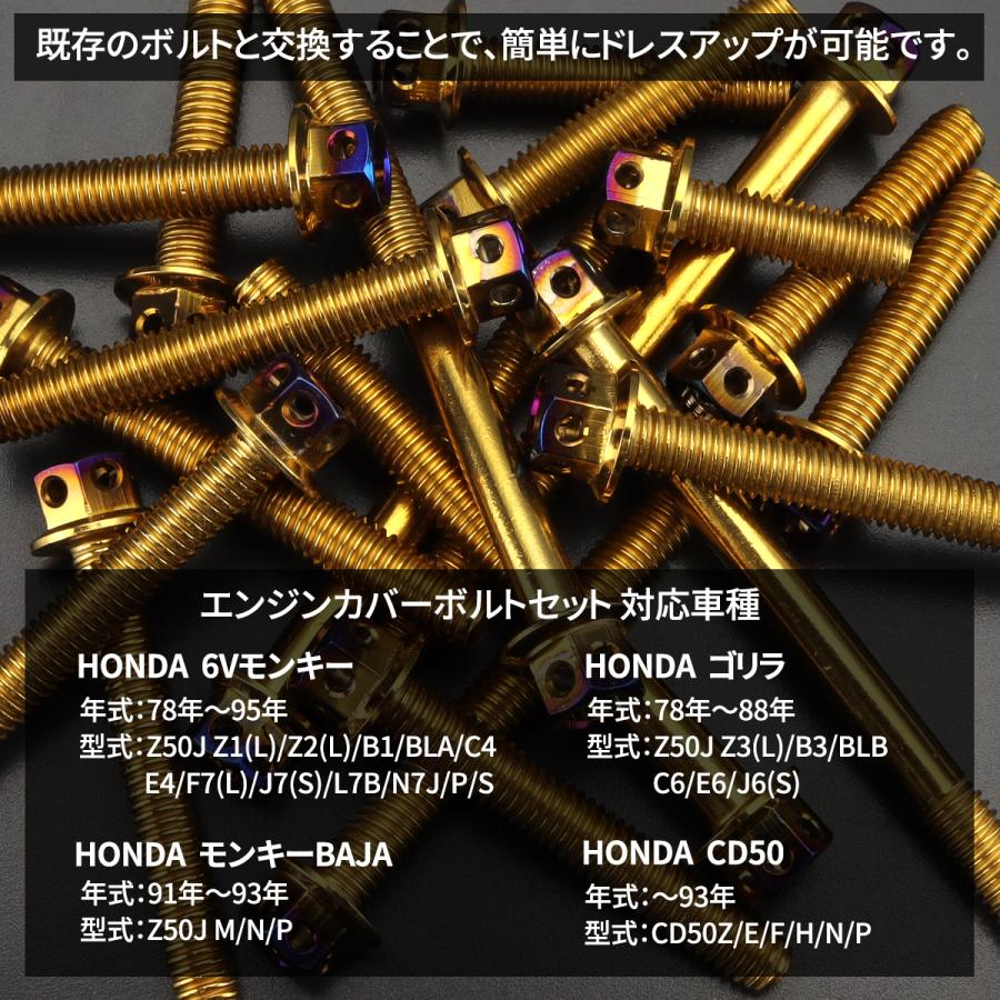 ホンダ 6Vモンキー ゴリラ CD50 エンジンカバー クランクケース