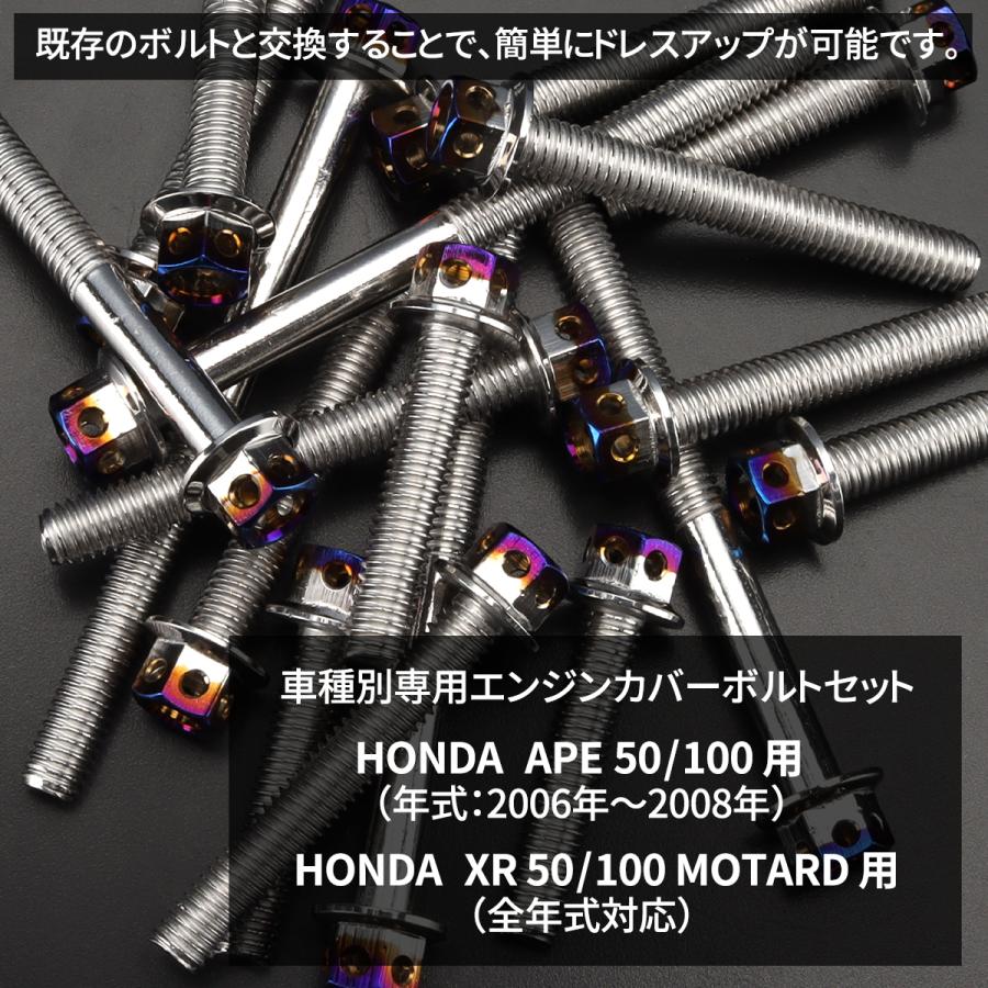 専用です ホンダ エイプ50 エイプ100 06〜08年 XRモタード エンジンカバー