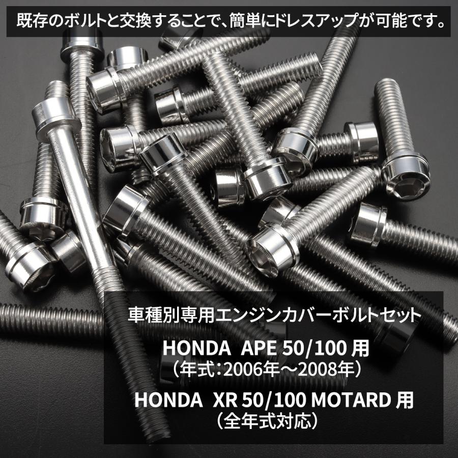 ホンダ エイプ50 エイプ100 06〜08年 XRモタード エンジンカバー