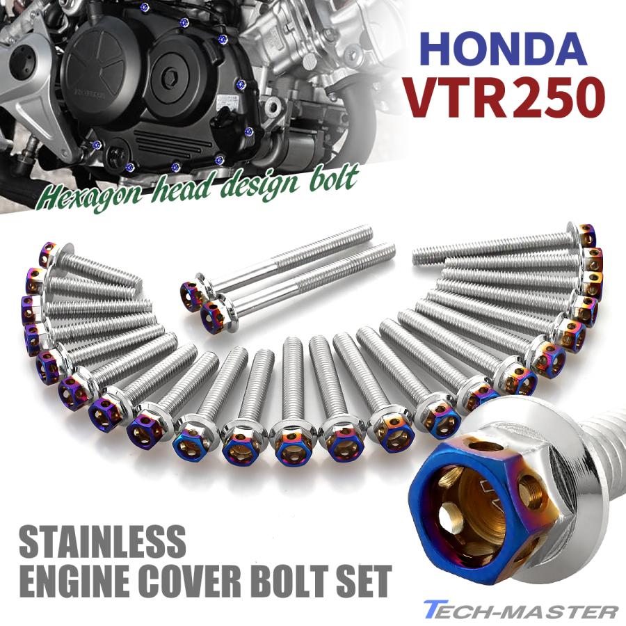 TECHーMASTER（テックマスター） VTR250 (全年式) エンジンカバー