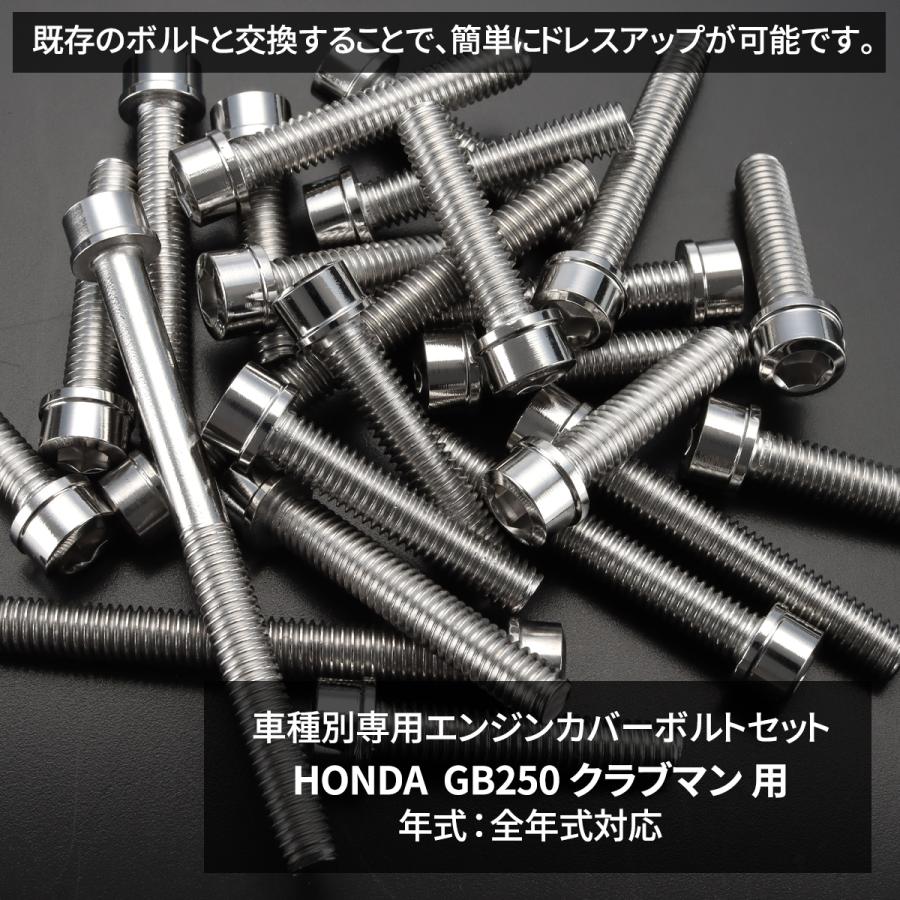 ホンダ GB250 クラブマン エンジンカバー クランクケース ボルト