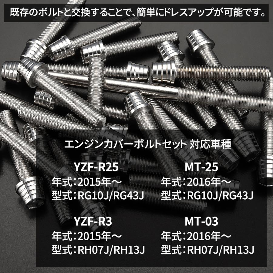 TECHーMASTER（テックマスター） YZF-R25/3 MT-25/03 エンジンカバー