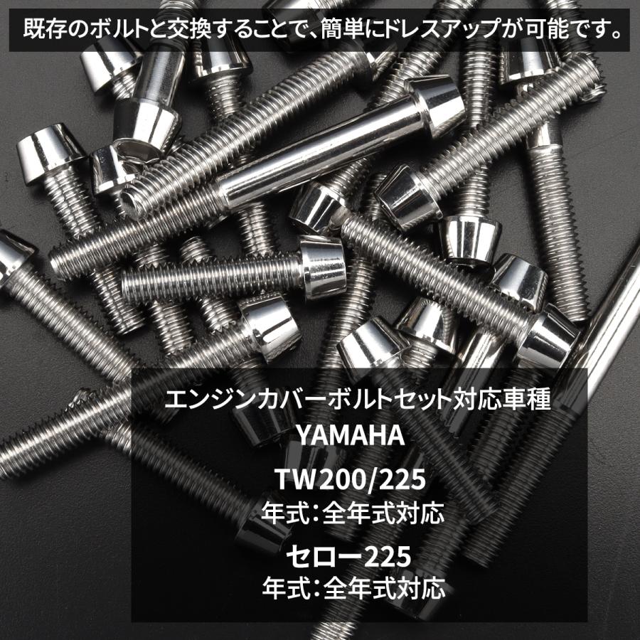 YAMAHA TW200/225 セロー225 エンジンカバー クランクケース