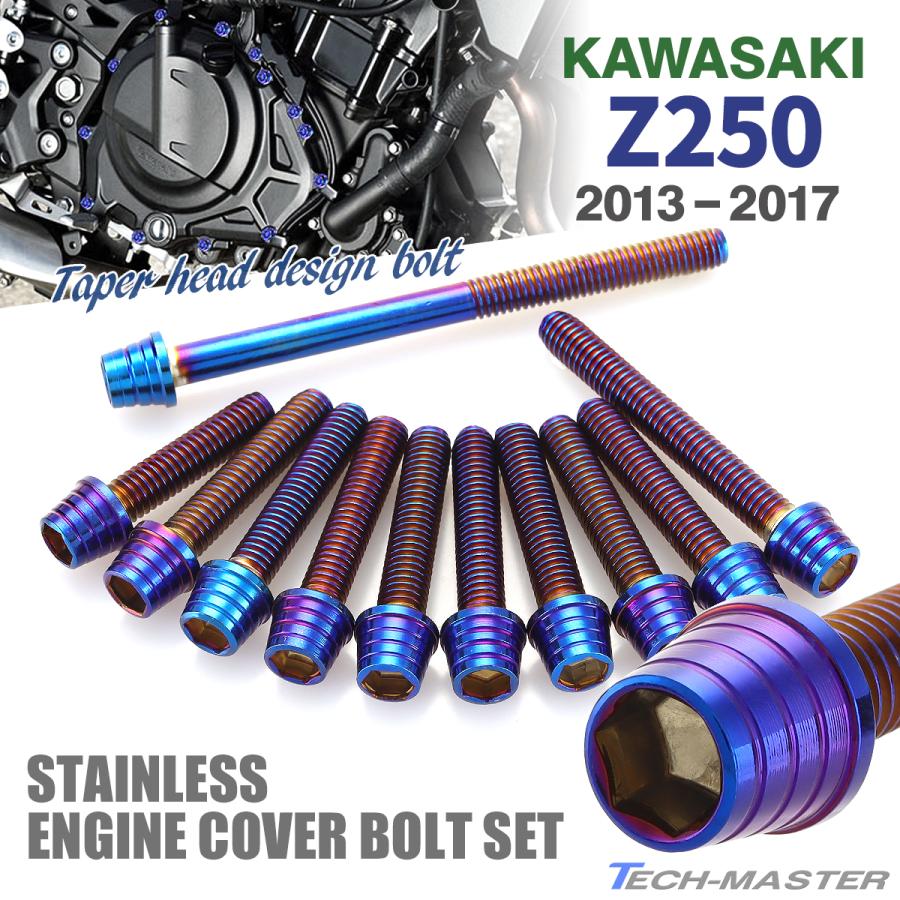 カワサキ Z250 ER250 2013年〜2017年 エンジンカバー クランク