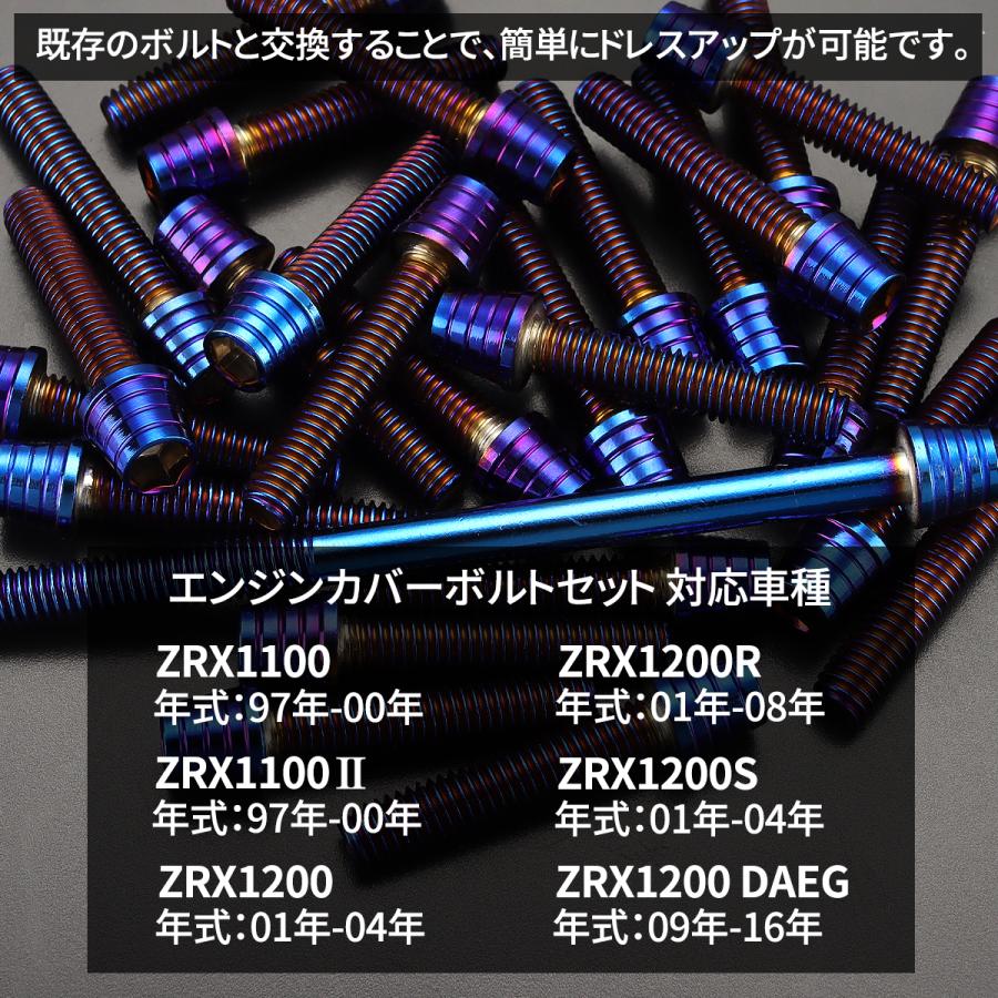 カワサキ ZRX1100 ZRX1200/DAEG エンジンカバー クランクケース