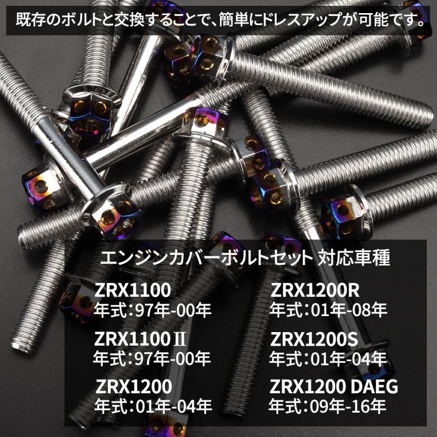 カワサキ ZRX1100 ZRX1200/R/S DAEG エンジンカバー クランク