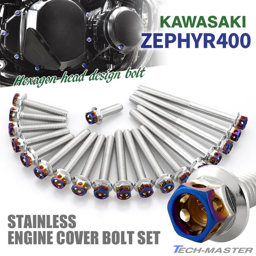 TECHーMASTER（テックマスター） ゼファー400 エンジンカバー クランク