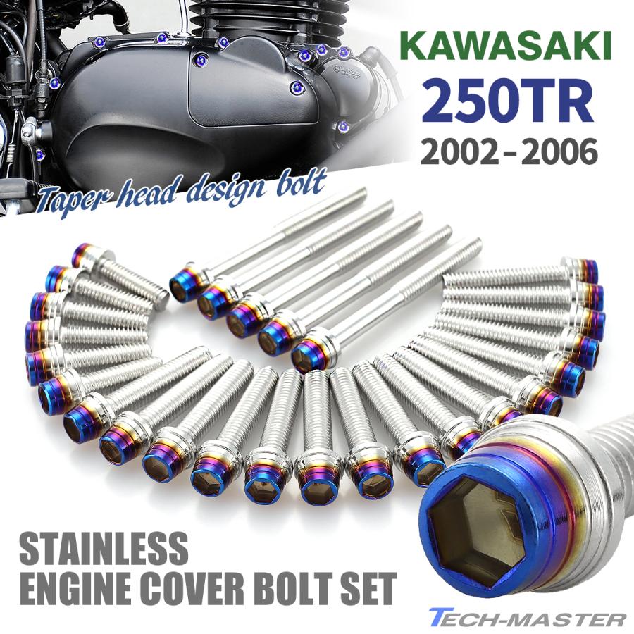 カワサキ 250TR 2002年〜2006年 エンジンカバー クランクケース