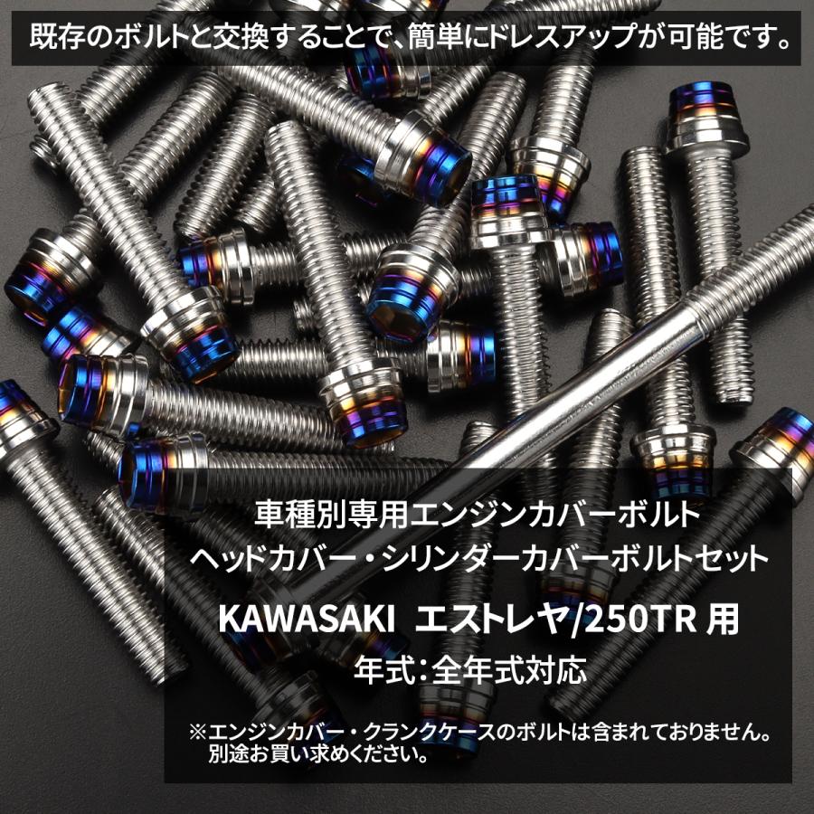 カワサキ エストレヤ 250TR エンジンヘッドカバー シリンダー