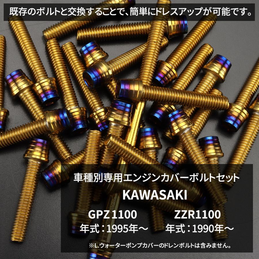 カワサキ GPZ1100 ZZR1100 エンジンカバー クランクケース