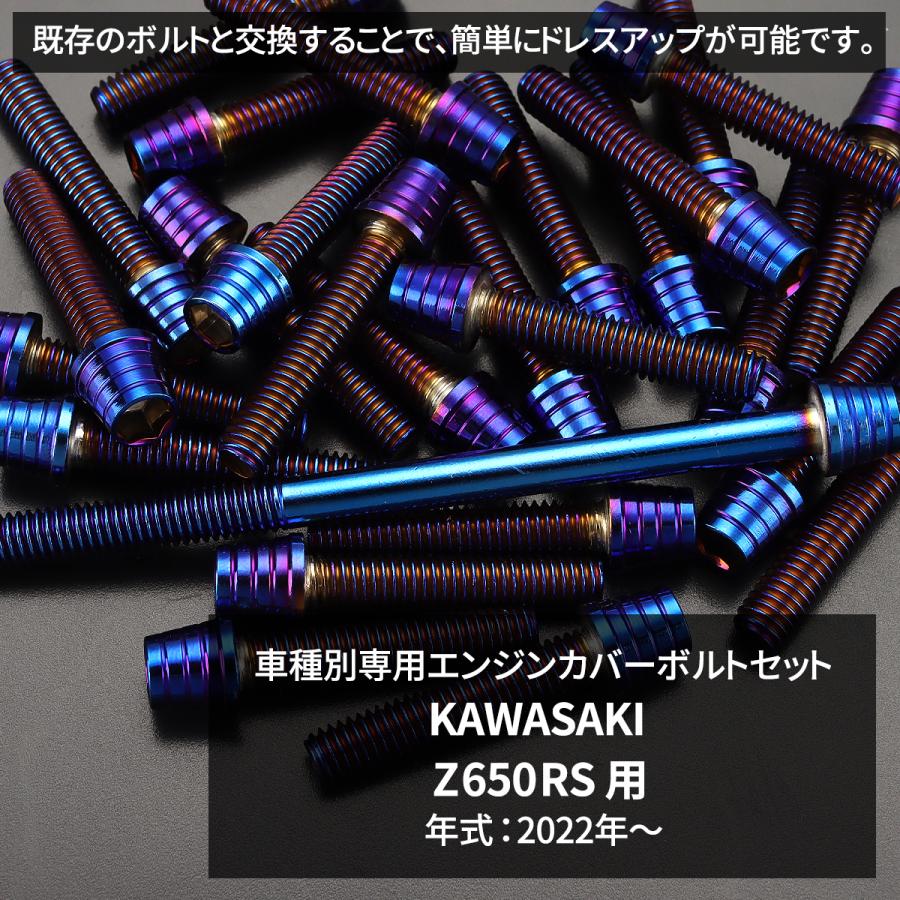 カワサキ（Kawasaki） Z650RS エンジンカバー クランクケース ボルト