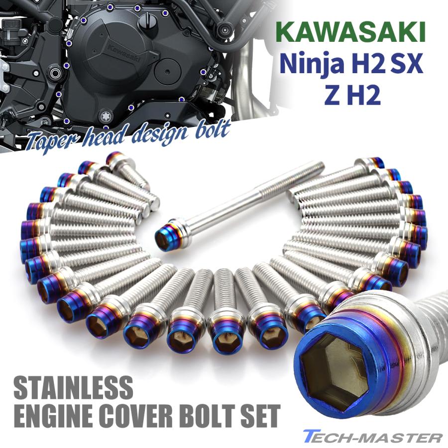 カワサキ Z H2/Ninja H2 SX/H2 SX SE/H2 SE+ エンジンカバー クランク