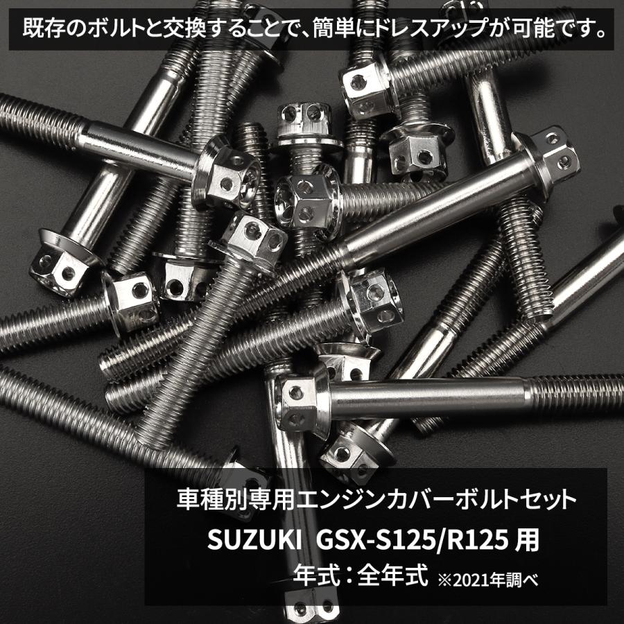 スズキ GSX-S125 GSX-R125 エンジンカバー クランクケース