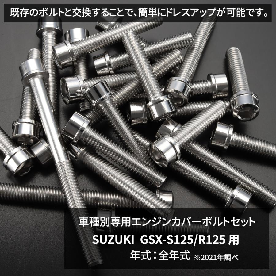 TECHーMASTER GSX-S125 GSX-R125 エンジンカバー クランクケース
