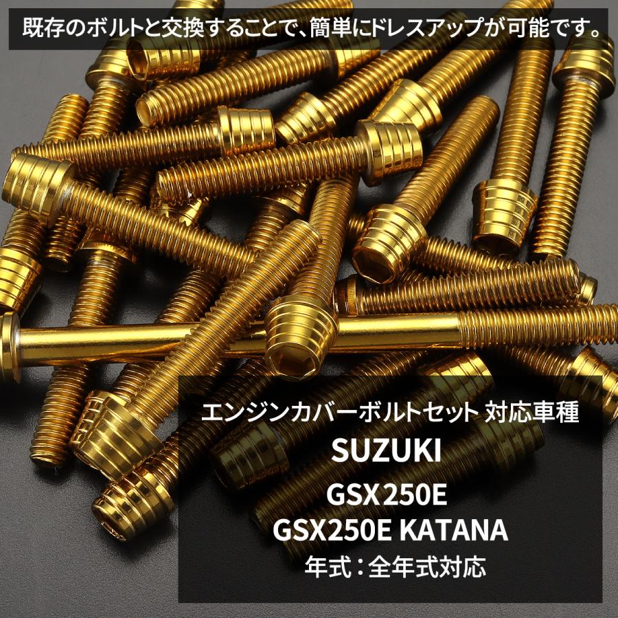 TECHーMASTER（テックマスター） GSX250E KATANA エンジンカバー