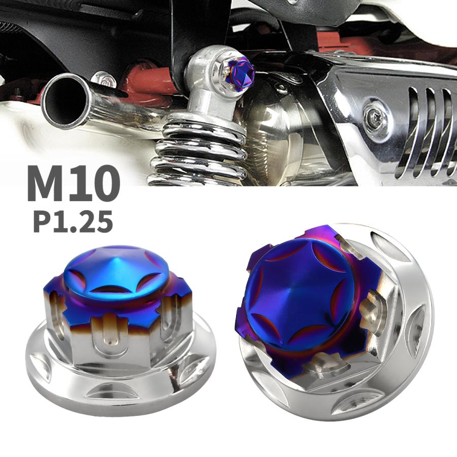 モンキー ダックス スーパーカブ等 リアショック取り付けナット M10 P1