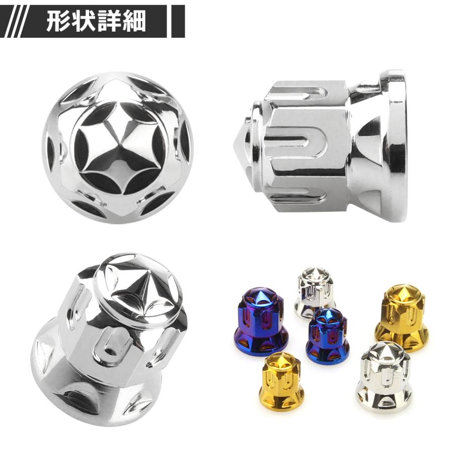 マフラーナット M6 P1.0 SUS304 ステンレス エキゾーストナット ドーム型 シルバーカラー 1個 TF0165 | ブランド登録なし | 02