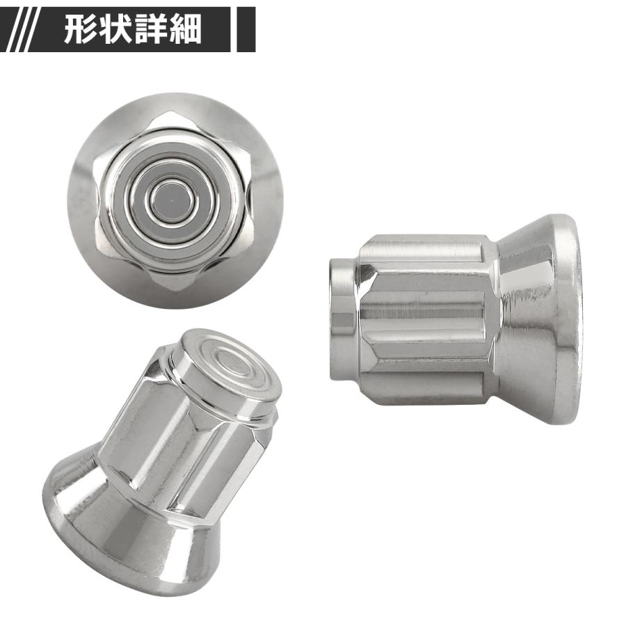マフラーナット M6 P1.0 SUS304 ステンレス エキゾーストナット ドーム型 シルバーカラー 1個 TF0247 | ブランド登録なし | 02