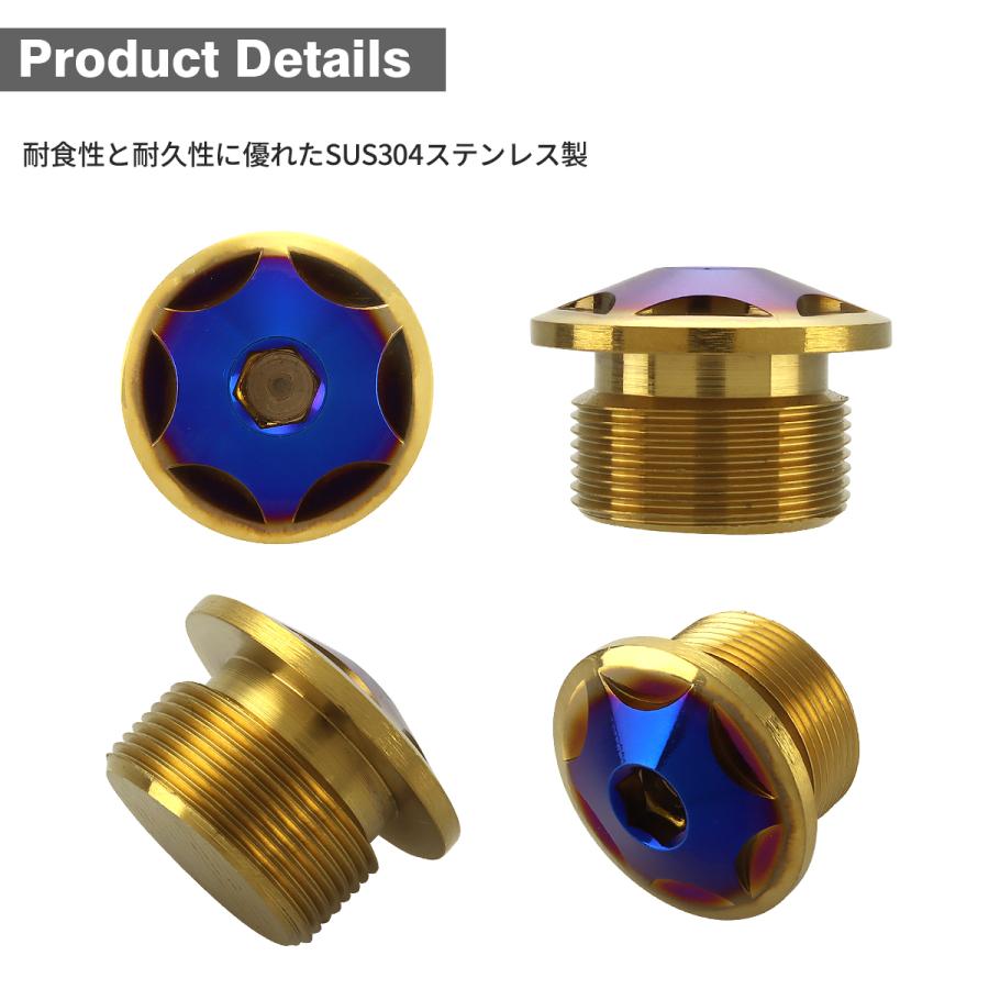 バリオス2 フロントフォークオーバーホールキット、トップキャップ