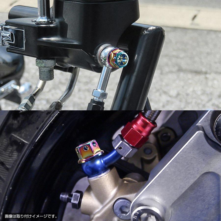 バンジョーボルト ステンレス M10 P1.25 シングル フラワーヘッド レインボーカラー TH0236 | ブランド登録なし | 01