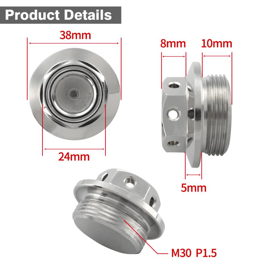 TEASER（ティ―ザ―）[S4U1G]オイルフィラーキャップ【K/P1.5/GD】《M30