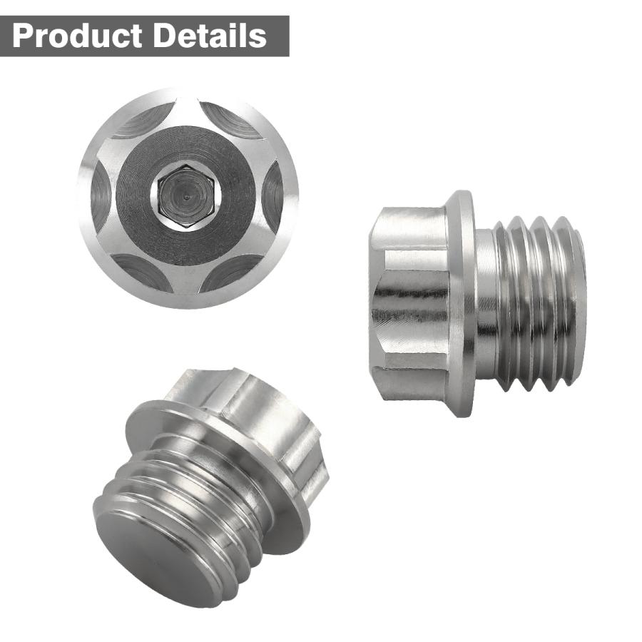 オイルフィラーキャップ M20×P2.5mm 六角穴付き SUS304ステンレス マットタイプ シルバー 汎用 ホンダ カワサキ スズキ ヤマハ ドゥカティ TH0273 | カワサキ | 03