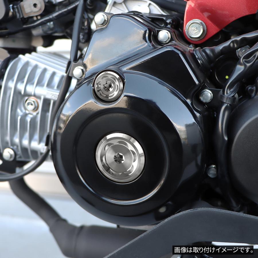 ジェネレーター カバーキャップ タイミングホール プラグ ハンターカブ ダックス125 モンキー125 グロム レブル250 CB400SF CB1300SF マットシルバー TH0329 | ホンダ | 02