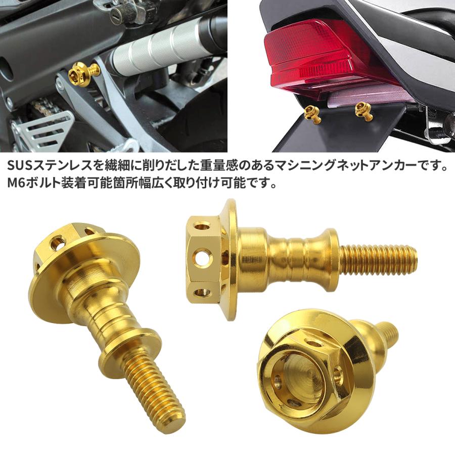 マシニングネットアンカー M6 P1.0 SUSステンレス削り出し 荷物