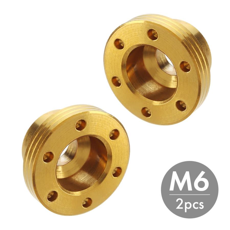 段付き カラー M6 フジツボ型 ワッシャー SUS304ステンレス ゴールド 2個セット TH0502 | ブランド登録なし