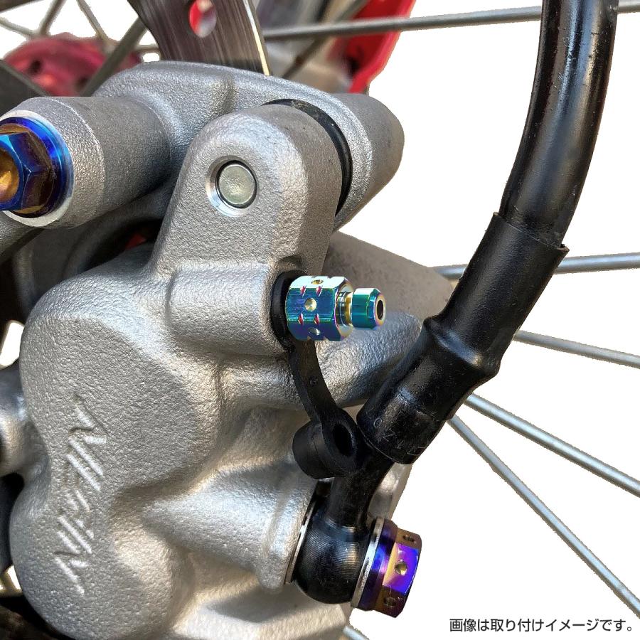 エアブリーダー スクリュー ステンレス製 M7 P1.0 エアブリード レインボーグリーン TH0607 | ブランド登録なし | 01