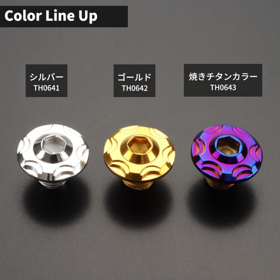 ミラーホールキャップ 正ネジ 逆ネジ M10×10mm P1.25 2個セット ヤマハ