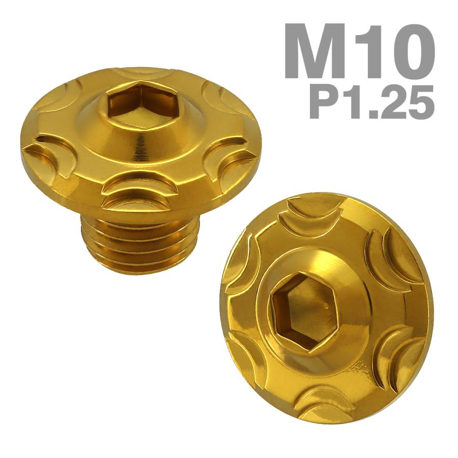 品切 ミラーホールキャップ 正ネジ 逆ネジ M10×10mm P1.25 2個セット ヤマハ