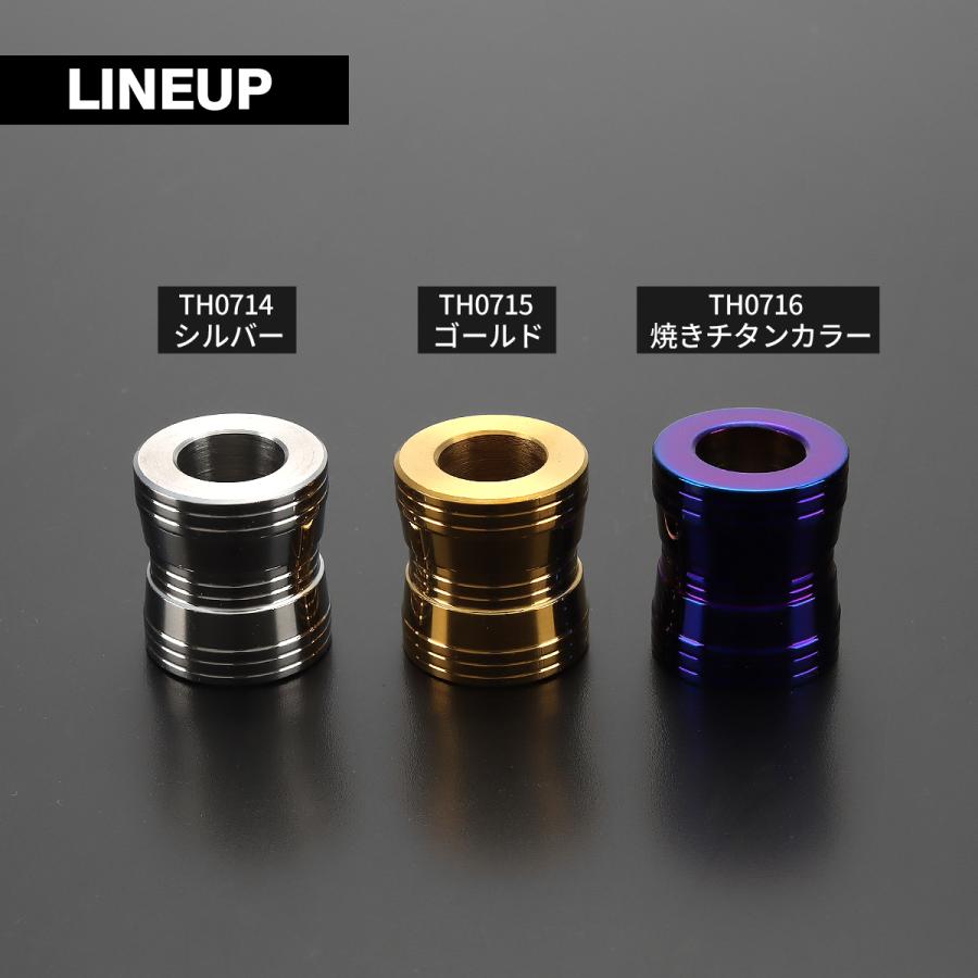 スペーサーカラー ステンレス製 M12 外径22mm 長さ25mm ゴールドカラー