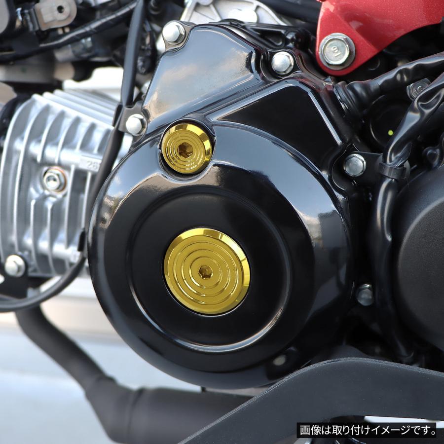 クランクケースカバー キャップ セット スズキ車汎用 SUS304 ゴールドカラー TH0736 | スズキ | 02