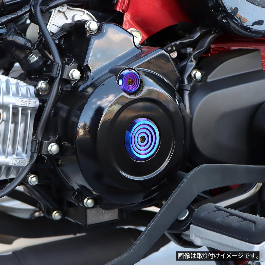 クランクケースカバー キャップ セット スズキ車汎用 SUS304 焼きチタンカラー TH0737 | スズキ | 01